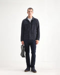 Rare Rabbit Men's Burd Blue Cotton Plain Hawk Slim Fit Jeans