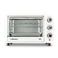 Bajaj 1603T 16 Litres Oven Toaster Grill (16L OTG) With Baking & Grilling Accessories 1200 W Oven For Kitchen With Transparent Glass Door White