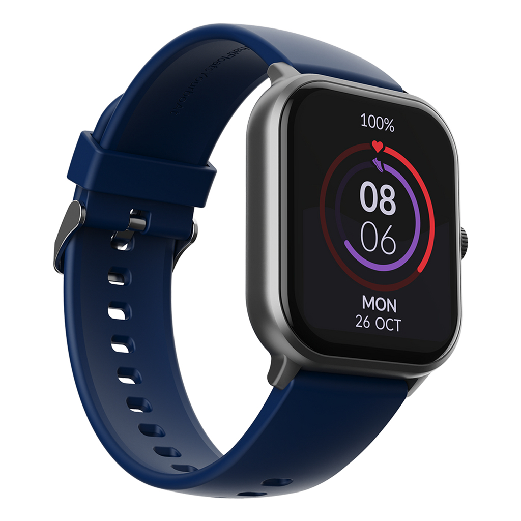 boAt Wave Spin Voice | Smartwatch with 1.85" HD Display, 100+ Sports Modes, Functional Crown, Built-in-games