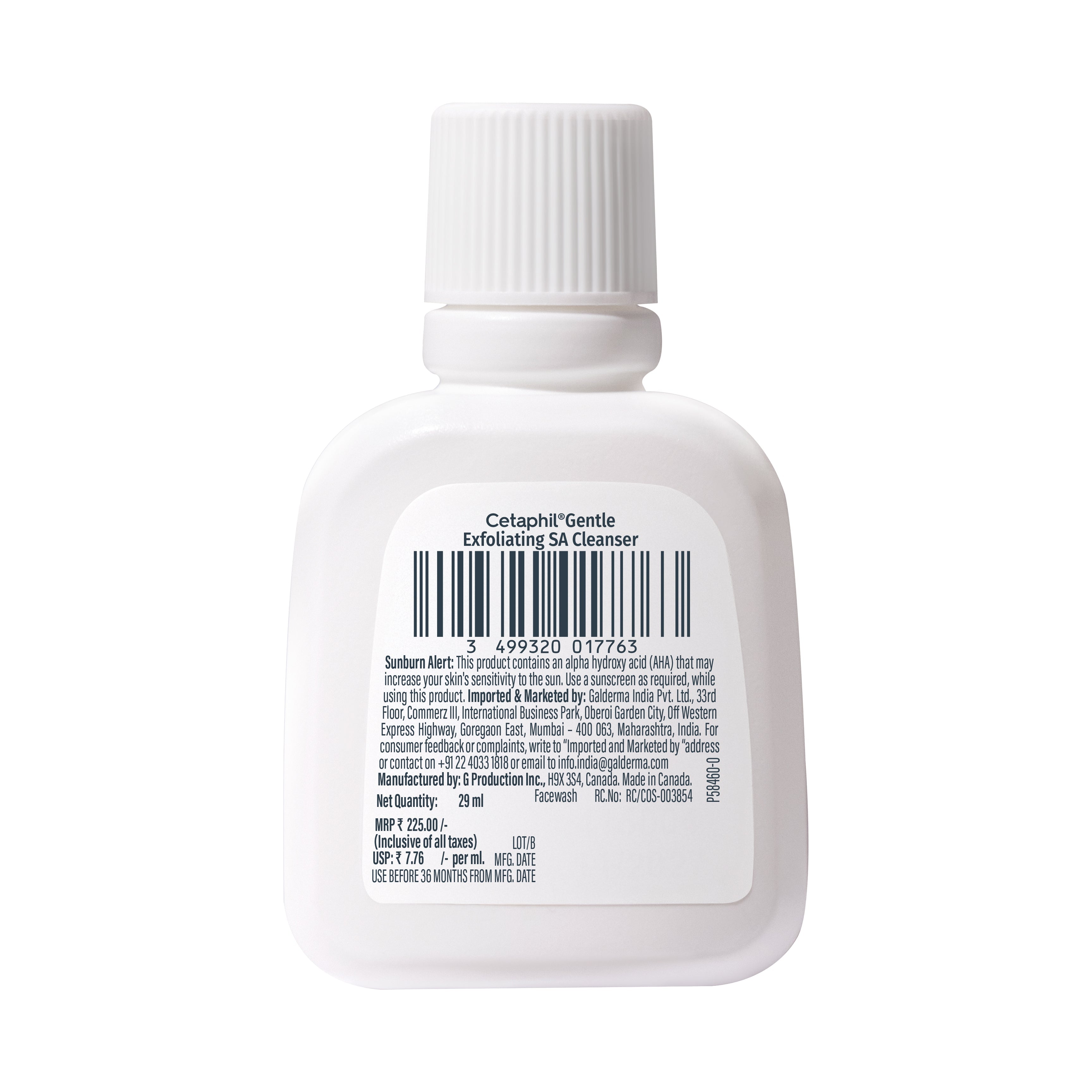 Mini Cetaphil Gentle Exfoliating SA Cleanser - 29ml