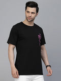 Unisex Printed Oversized Half Sleeves Round Neck Cotton Tees