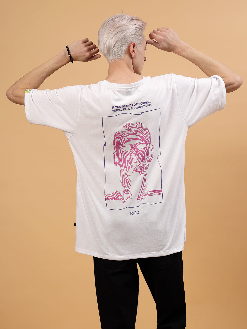 Men Effortless Cool  Oversized Cotton Tshirt