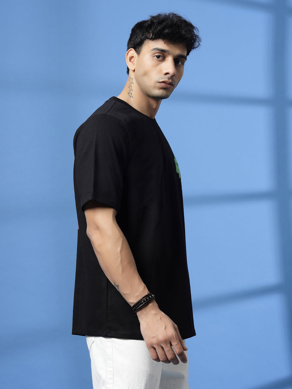 Men Game Over White Oversized Graphic T-Shirt