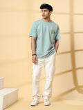 Men Jade Typography Oversized Tshirt