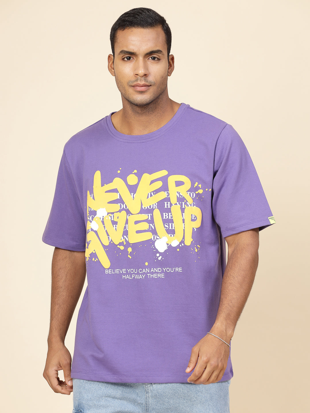 Men Printed Oversized T-Shirt