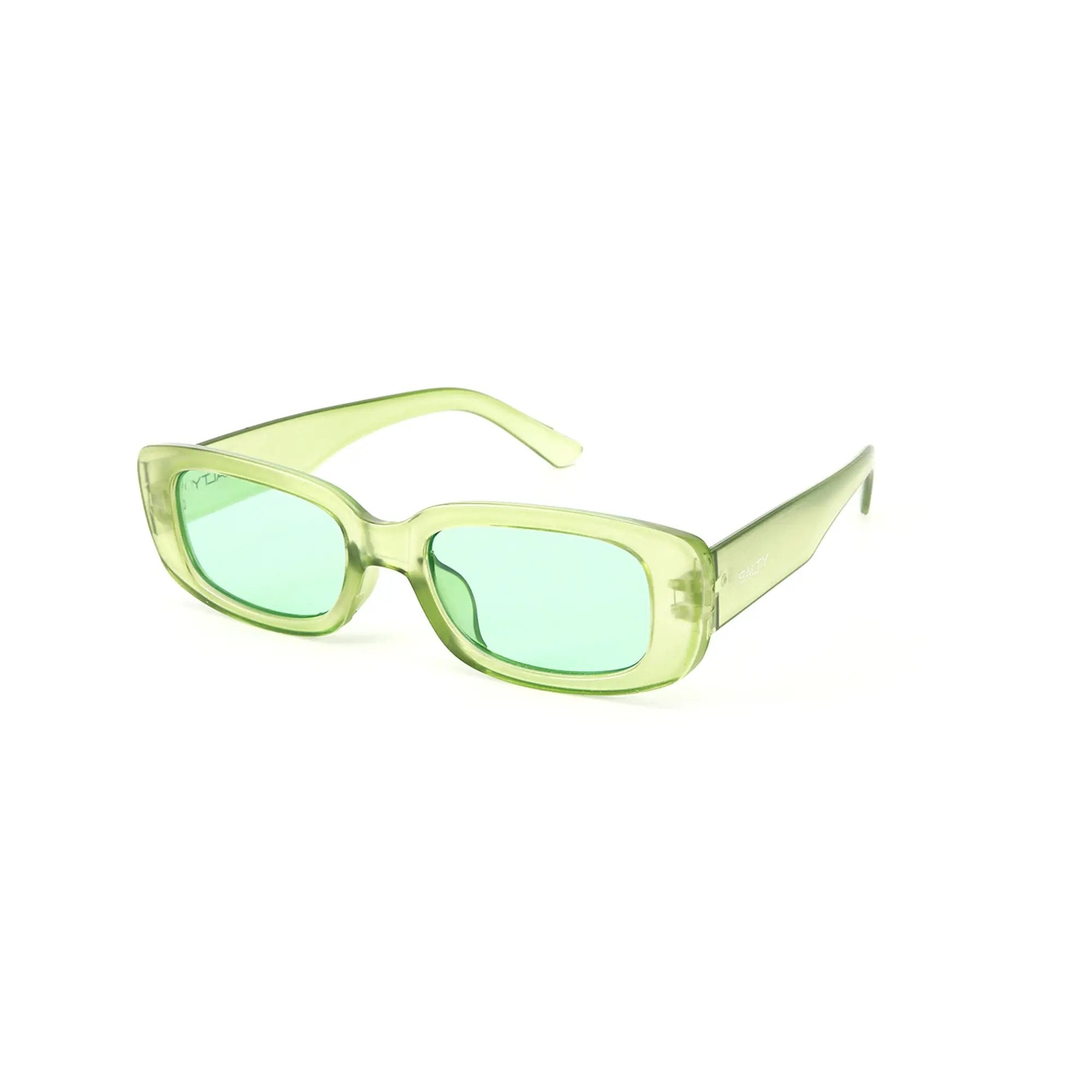 Cyberleaf Transparent Green Statement Shades