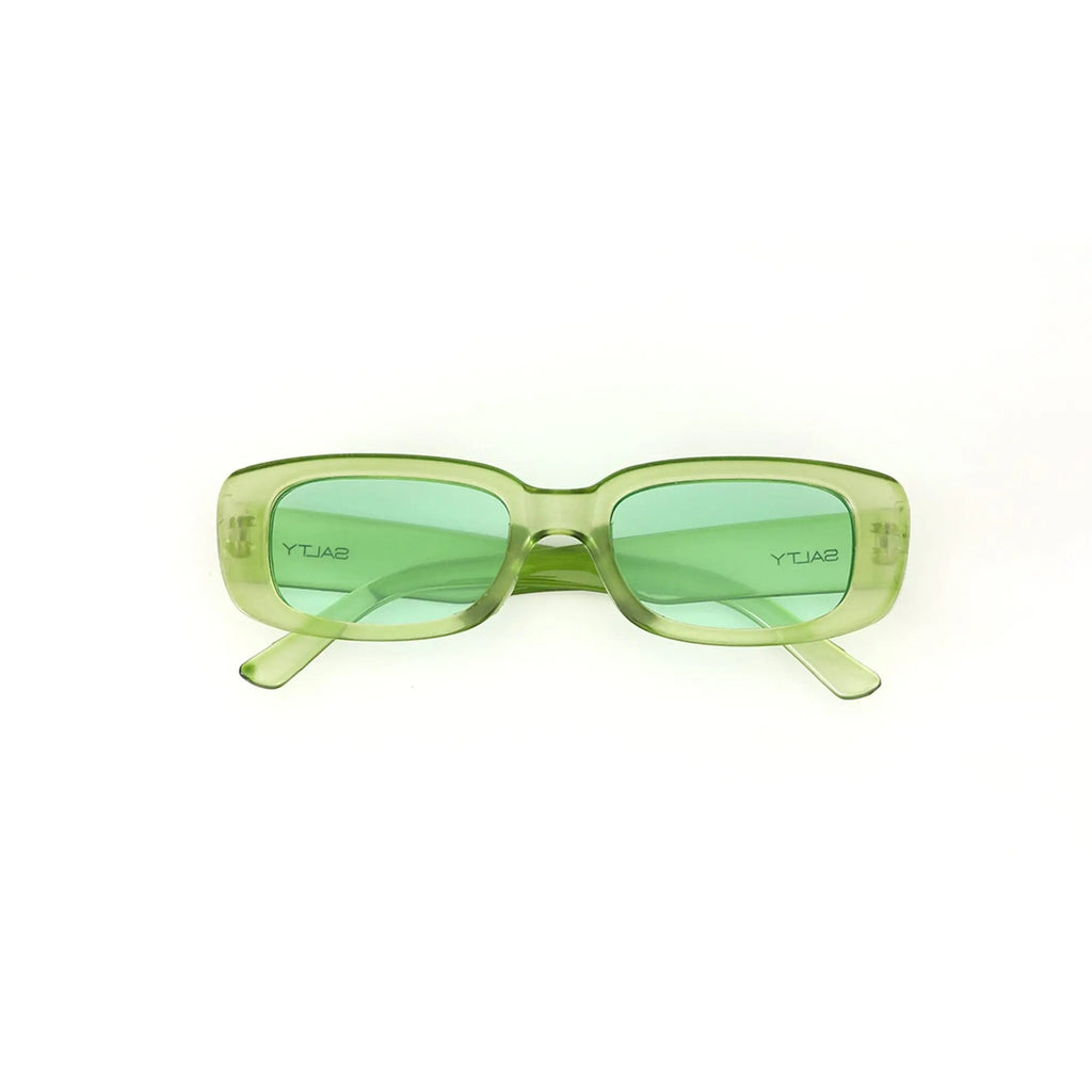 Cyberleaf Transparent Green Statement Shades