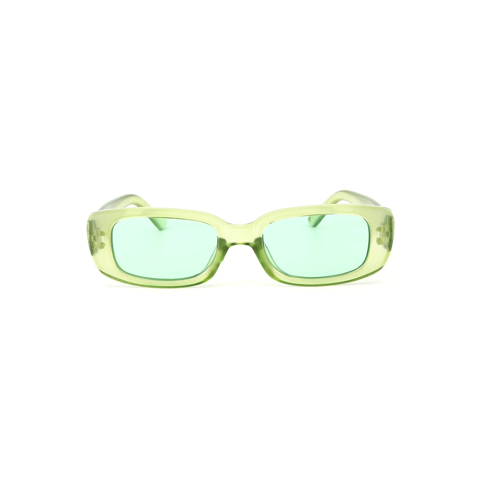 Cyberleaf Transparent Green Statement Shades