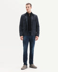 Rare Rabbit Men's David-3 Blue Cotton Plain Hawk Slim Fit Jeans