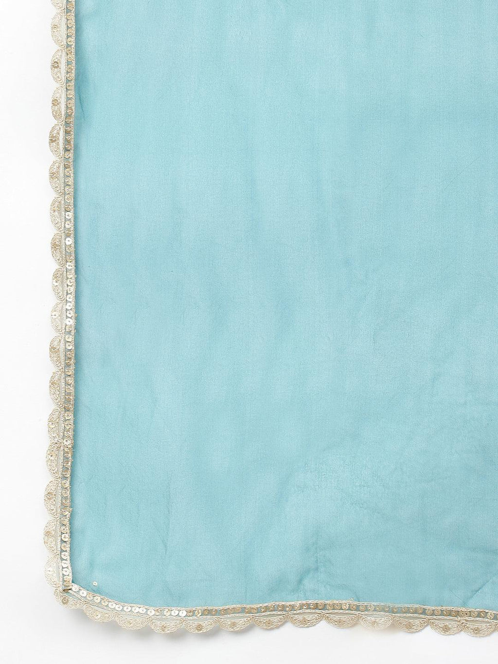 Divena Teal Green Velvet hand work Kurta pant With Organza Dupatta set