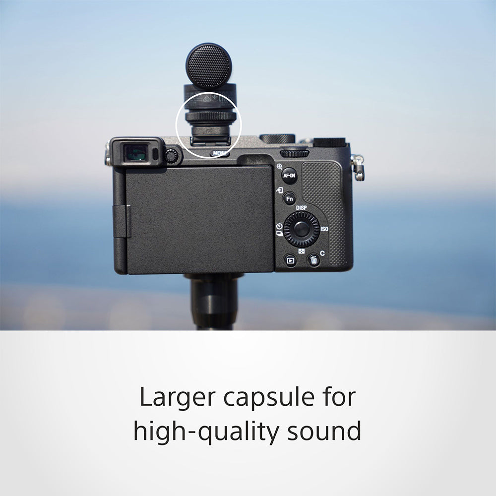 Sony ECM-G1  Shotgun Microphone, Super-Cardioid, Compact with High-Quality Sound
