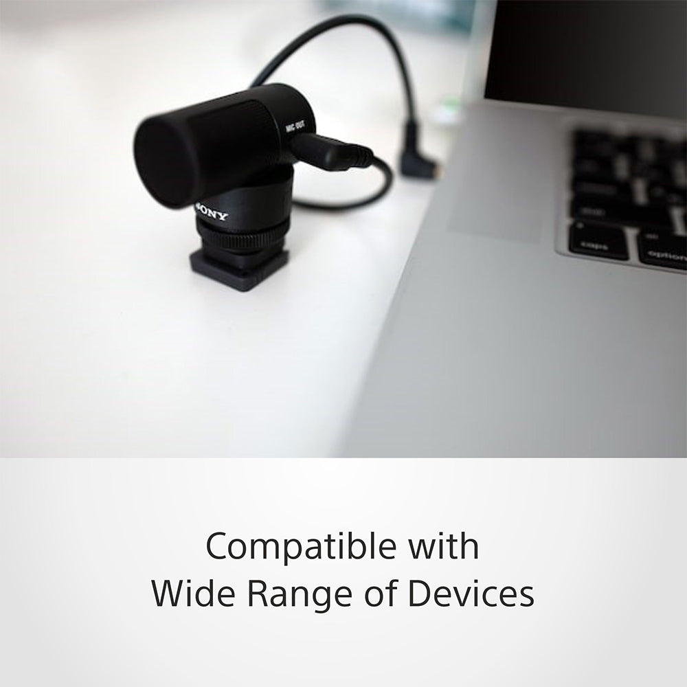 Sony ECM-G1  Shotgun Microphone, Super-Cardioid, Compact with High-Quality Sound