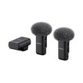 Sony ECM-W3 | Dual-channel Wireless Camera Microphone for digital recording | Content Creation | Dual Transmitter | Compact - Black