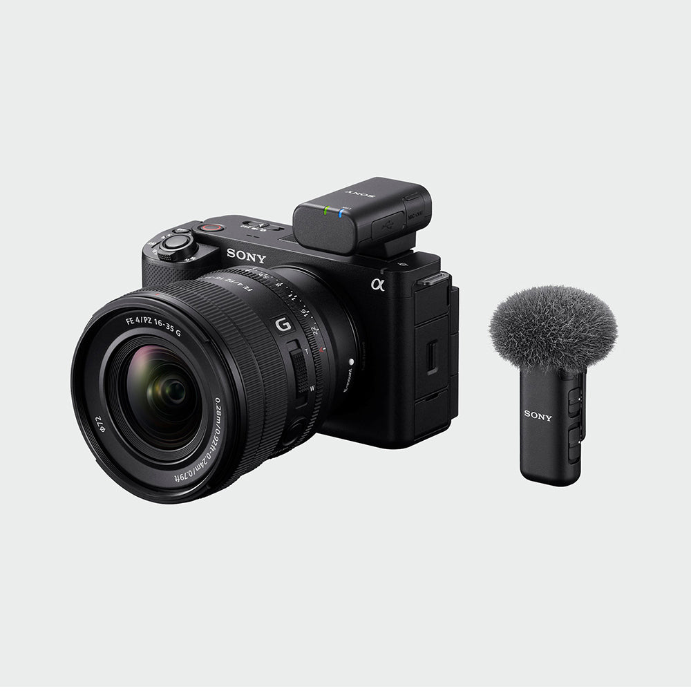Sony ECM-W3 | Dual-channel Wireless Camera Microphone for digital recording | Content Creation | Dual Transmitter | Compact - Black