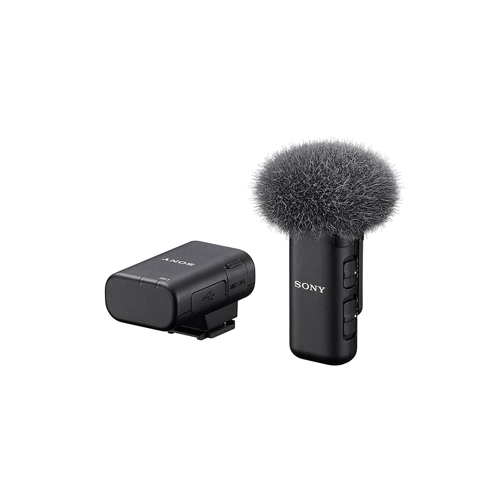 Sony ECM-W3 | Dual-channel Wireless Camera Microphone for digital recording | Content Creation | Dual Transmitter | Compact - Black