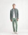 Rare Rabbit Men's Essen Light Green Cotton Plain Hawk Slim Fit Jeans