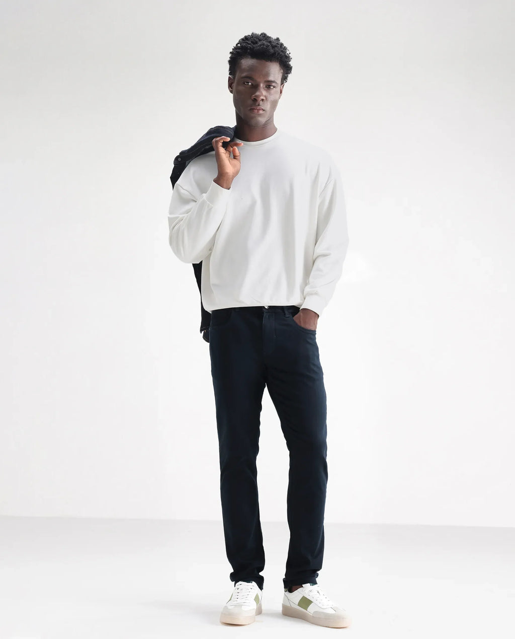 Rare Rabbit Men's Essen Dusky Teal Cotton Plain Hawk Slim Fit Jeans