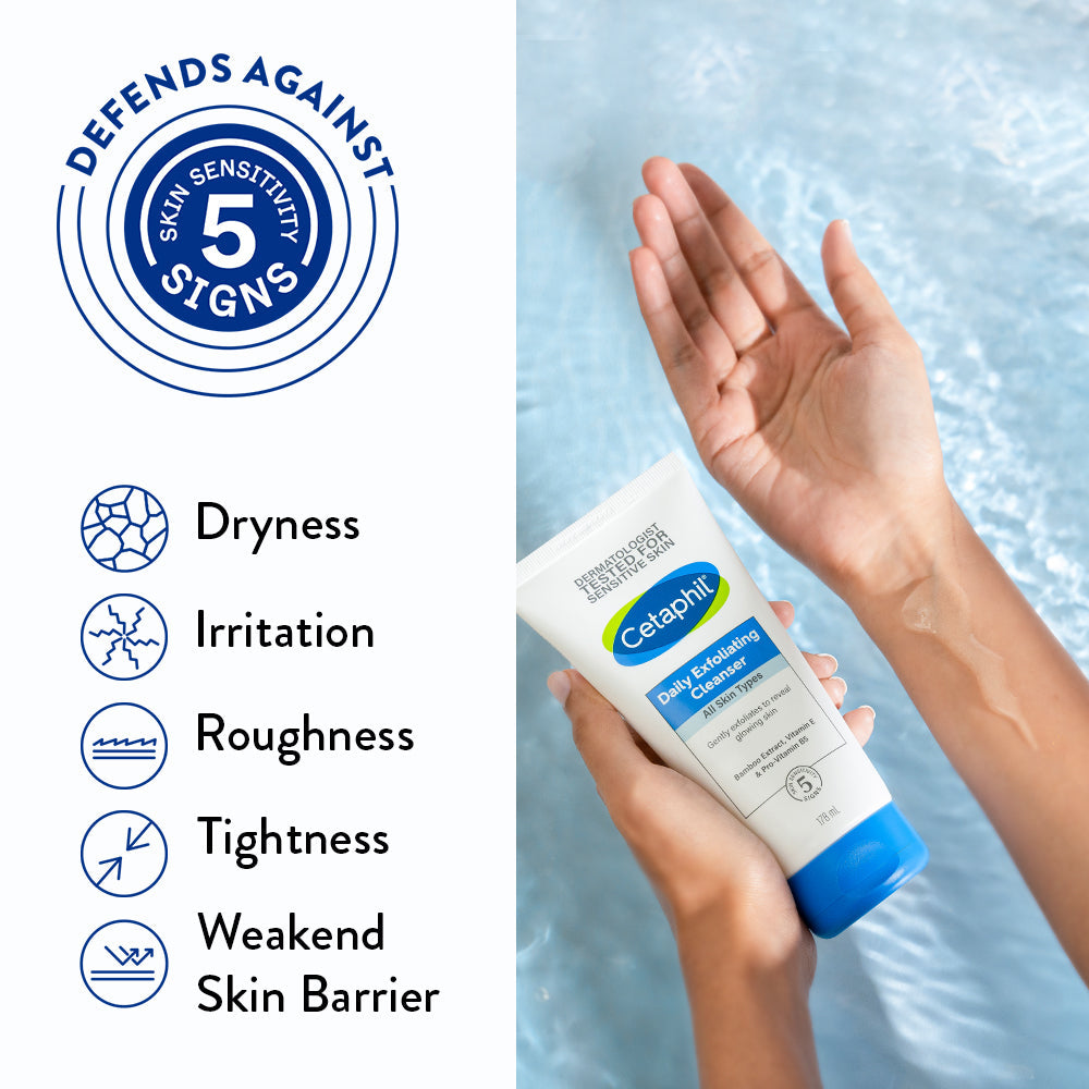 Cetaphil Daily Exfoliating Cleanser with Vitamin B5 and E