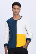 Men Multicolor Casual Trendy Full Sleeve Round Neck T-Shirt