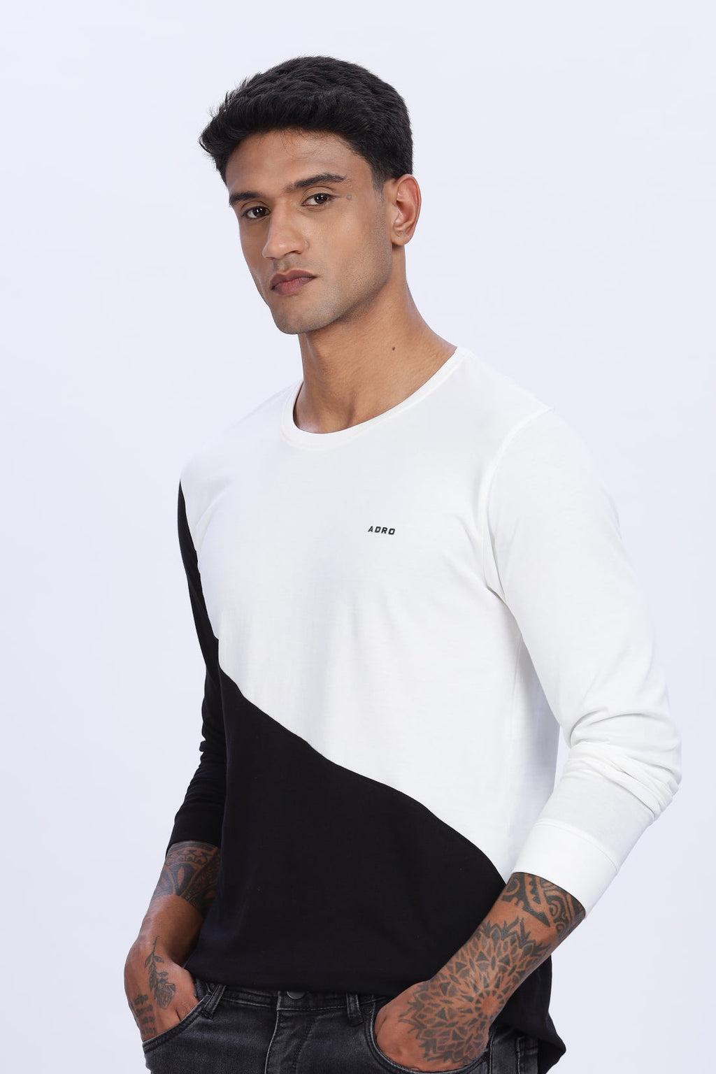 Men Multicolor Casual Relaxed Fit Round Neck T-Shirt