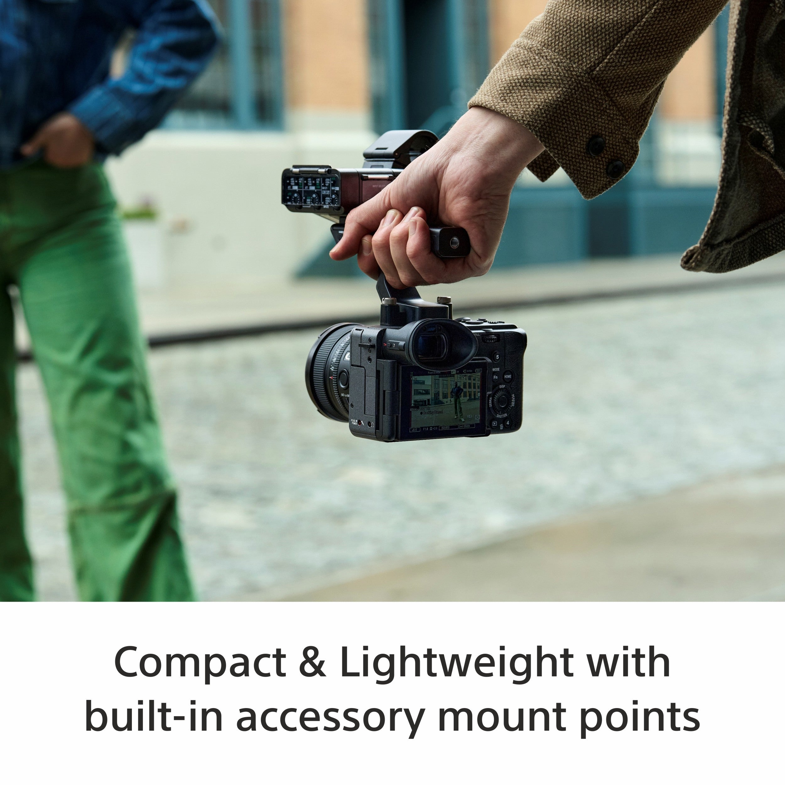 Sony Cinema Line FX2 Full-Frame Camera with XLR Handle | 4K 60P | S-Cinetone | Dual Base ISO | Compact & Lightweight | Made for Filmmakers - Grey