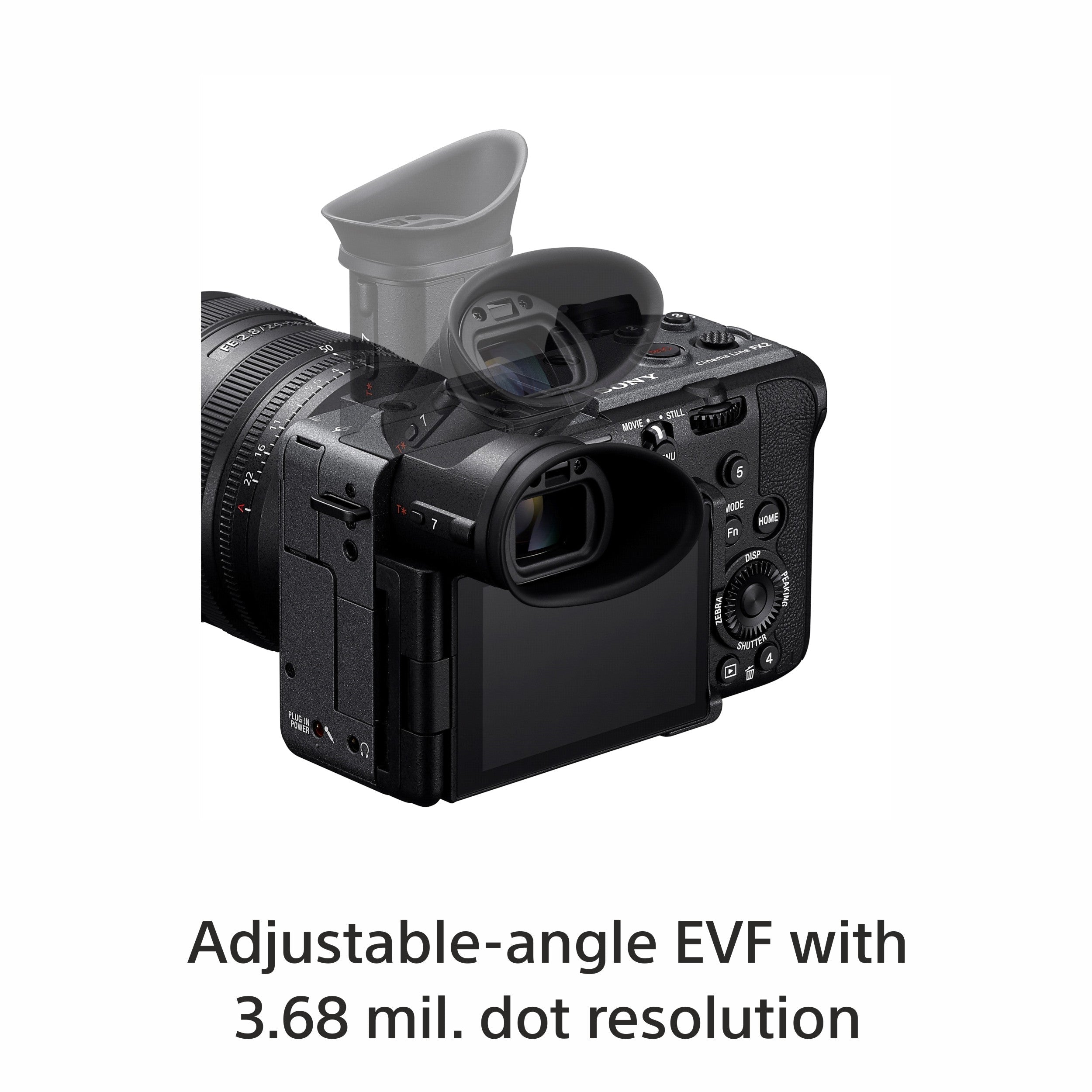 Sony Cinema Line FX2 Full-Frame Camera | 4K 60P | S-Cinetone | Dual Base ISO | Compact & Lightweight | Made for Filmmakers- Grey