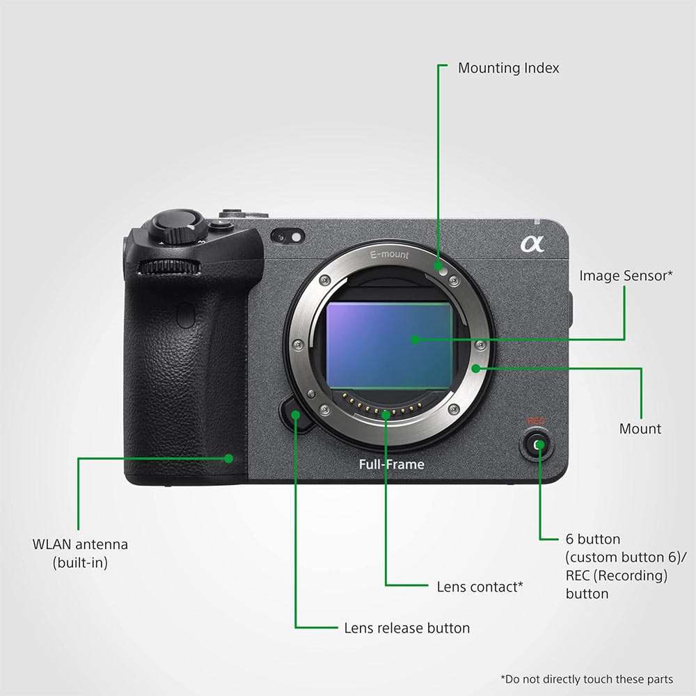 Sony FX3A Cinema Line Full-Frame Camera | 4K 120P | Compact & Lightweight | Made for Filmmakers | Cinematic Shots - (Grey)