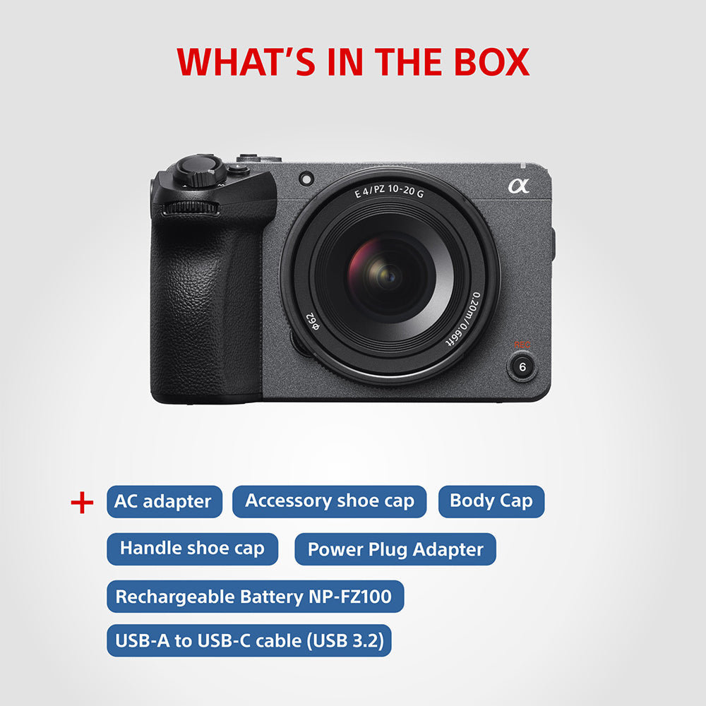 Sony Cinema Line FX30 Super 35 | Compact camera for Filmmaking | 4K120P | S-Cinetone | Dual Base ISO