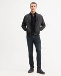 Rare Rabbit Men's Genevo Dusky Blue Cotton Plain Hawk Slim Fit Jeans