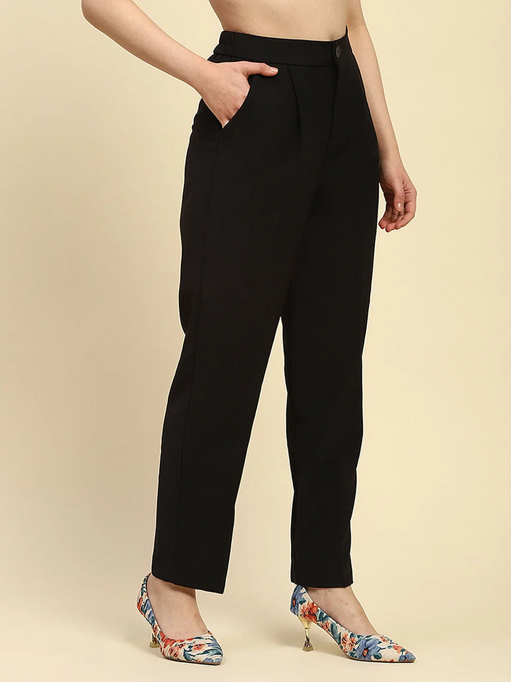 Korean Black Trouser