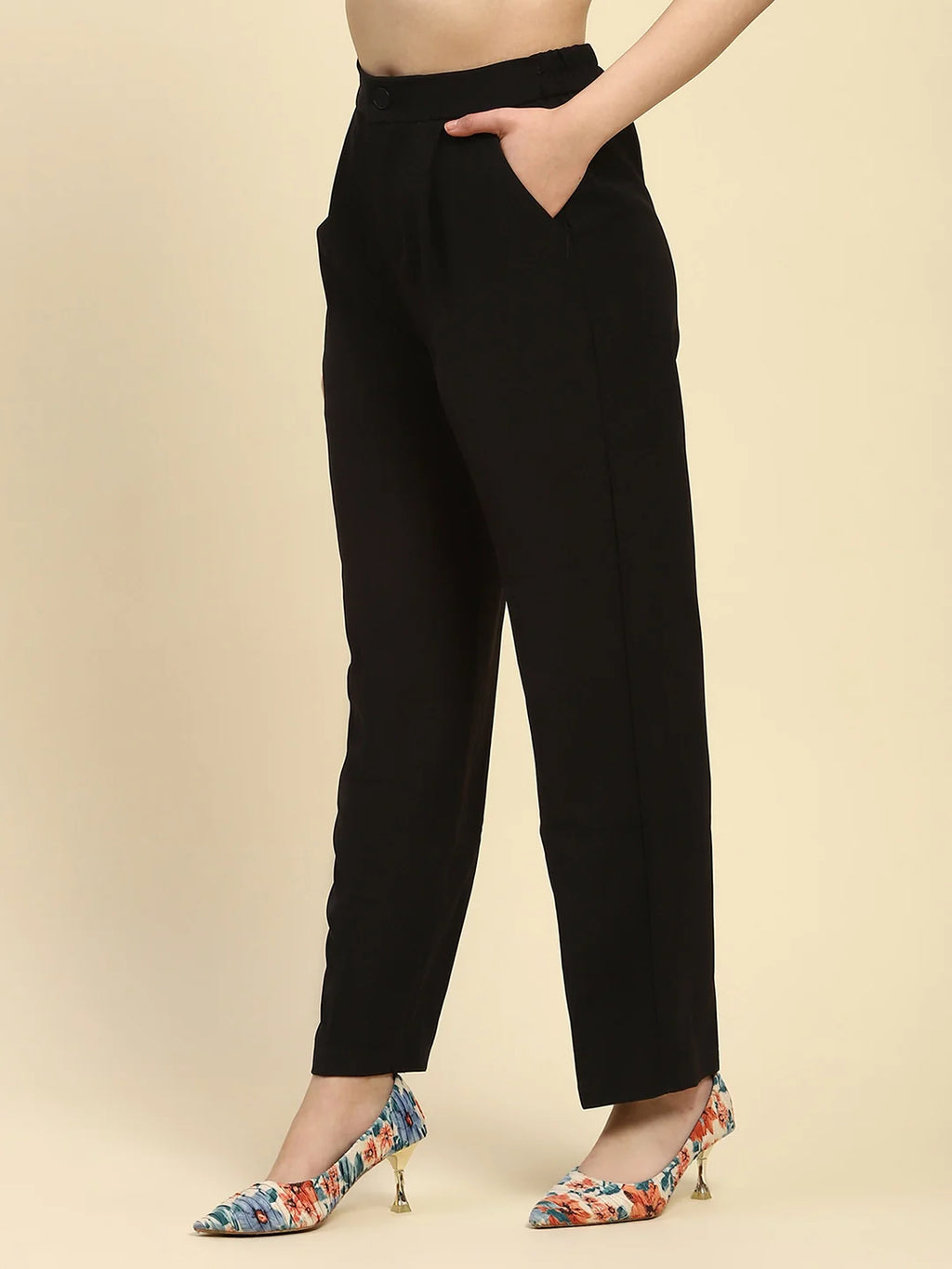 Korean Black Trouser