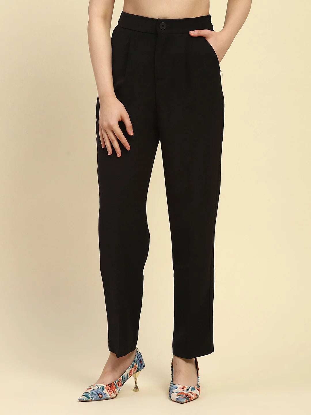 Korean Black Trouser