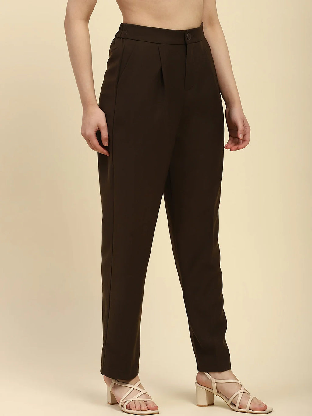 Brown Korean Formal Trouser