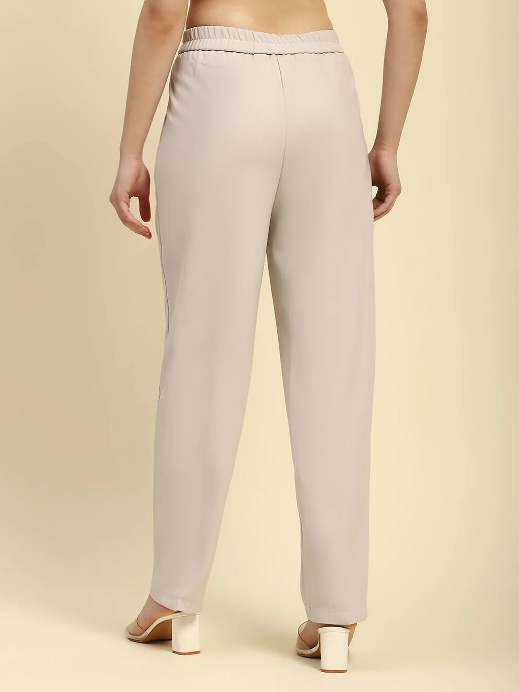 Ecru Korean Formal Trouser