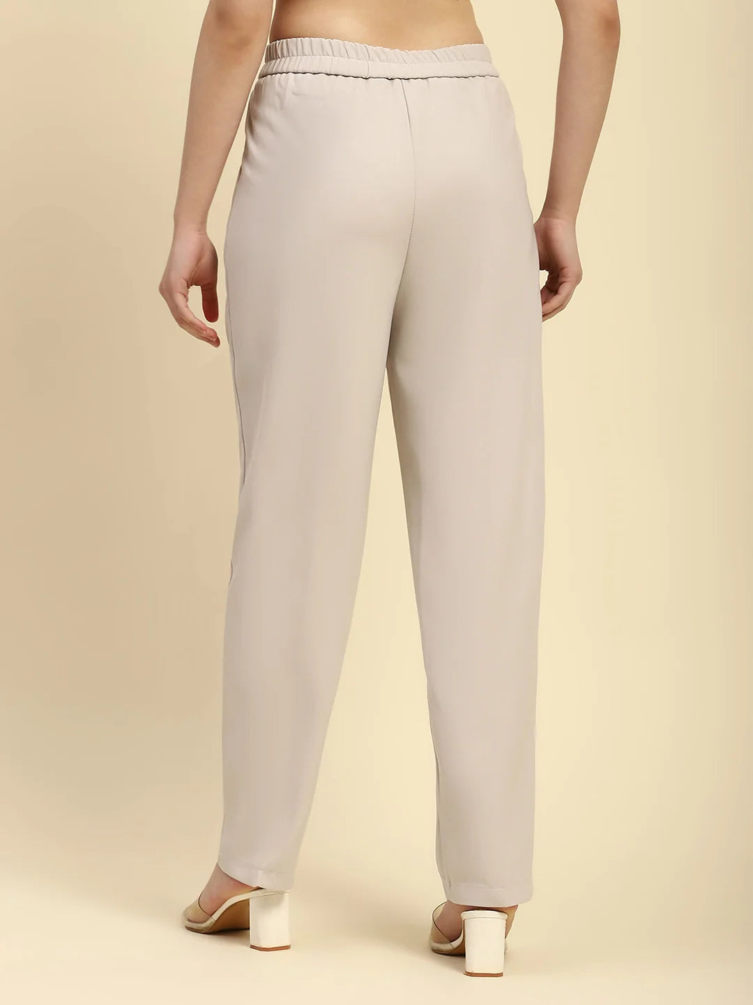 Ecru Korean Formal Trouser