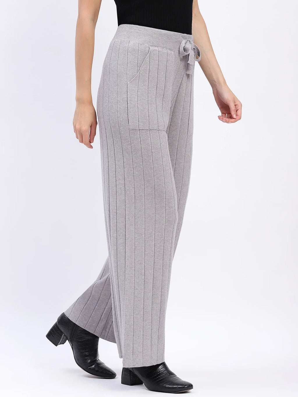 Effortless Winter Knit Pants