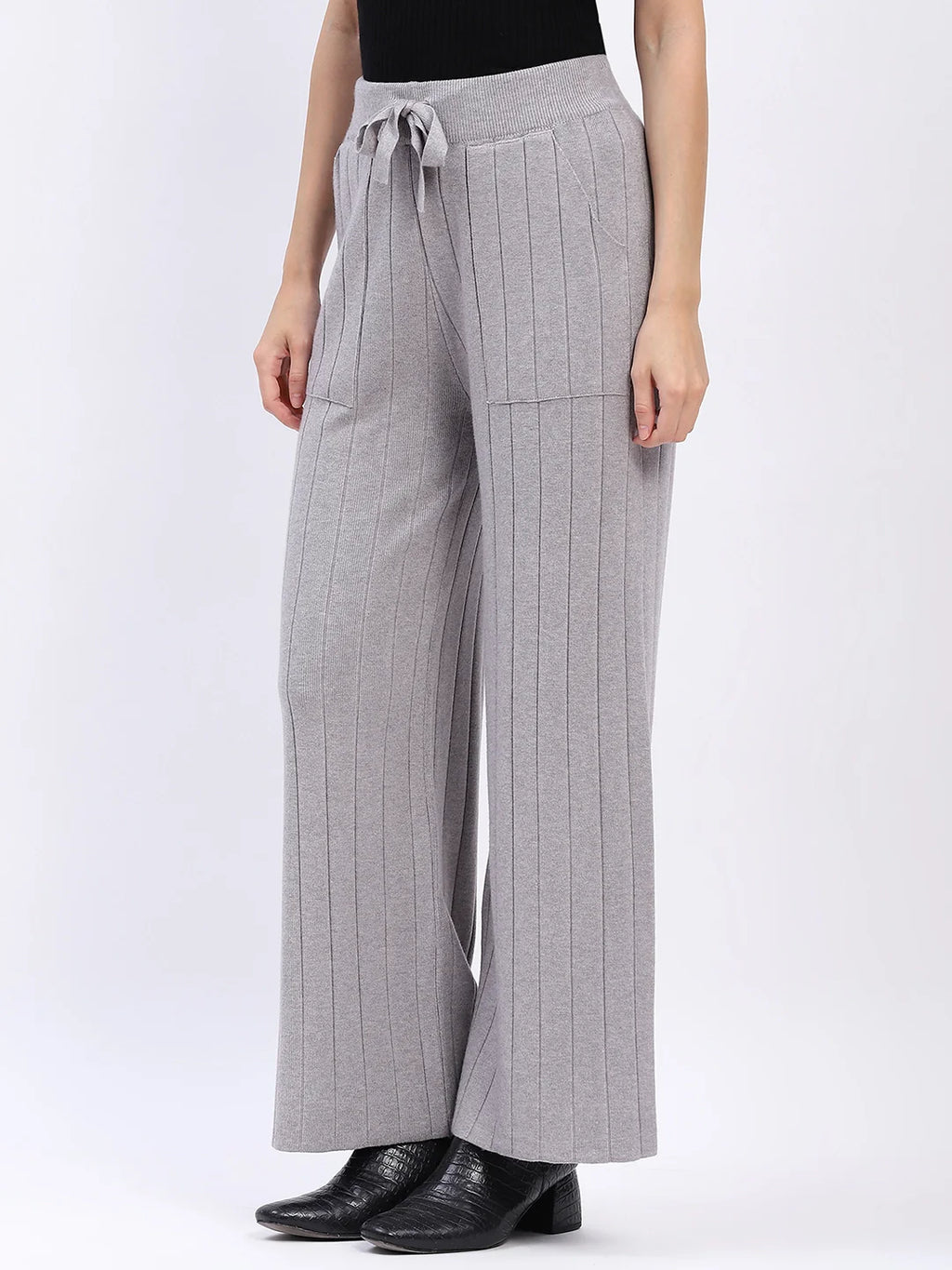 Effortless Winter Knit Pants