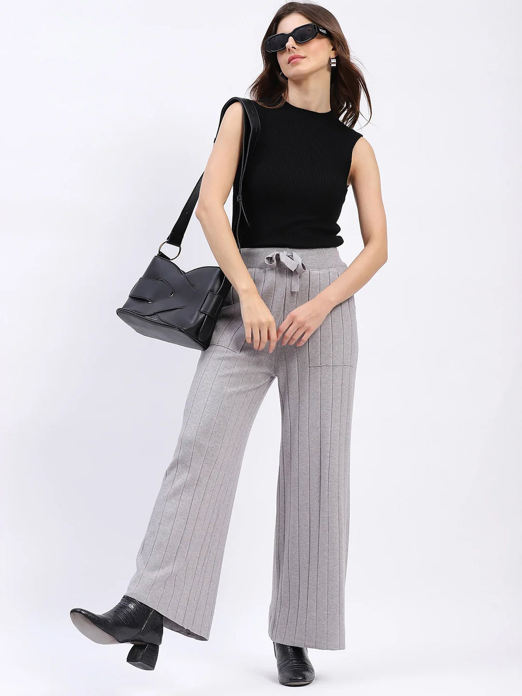 Effortless Winter Knit Pants