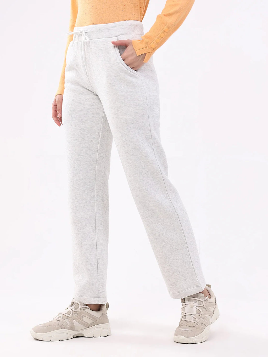 Ecru Fleece-Lined Winter Lower