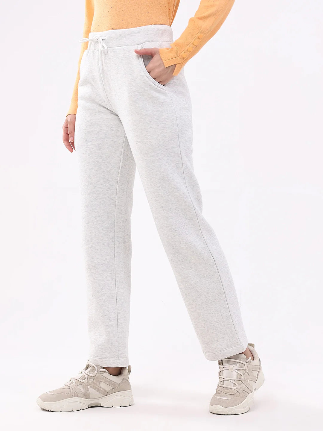 Ecru Fleece-Lined Winter Lower