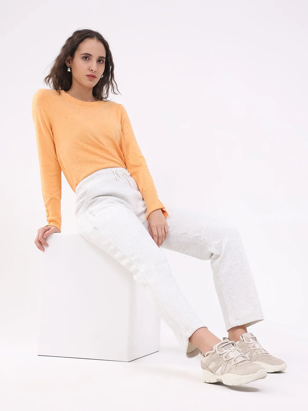 Ecru Fleece-Lined Winter Lower