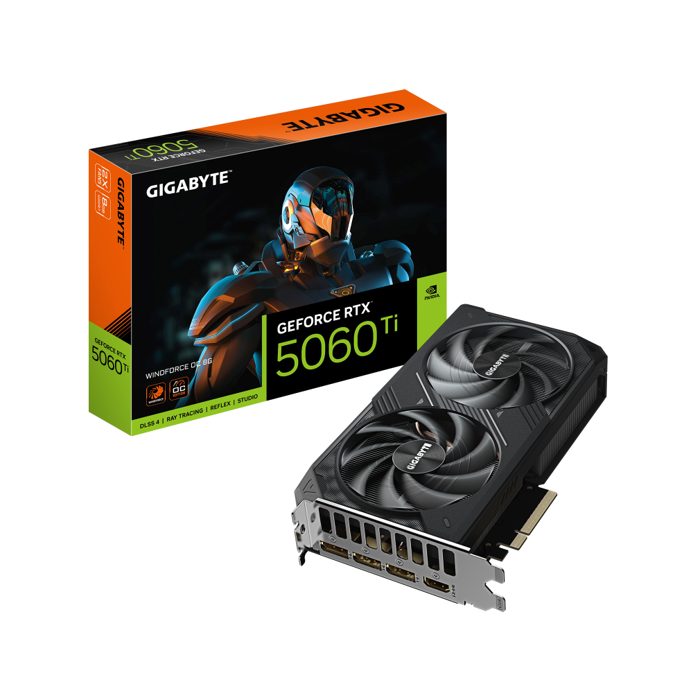 GIGABYTE GeForce RTX 5060 Ti Windforce OC 8GB Nvidia Graphic card