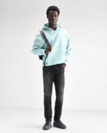Rare Rabbit Men's Hawkins Light Grey Cotton Plain Hawk Slim Fit Jeans