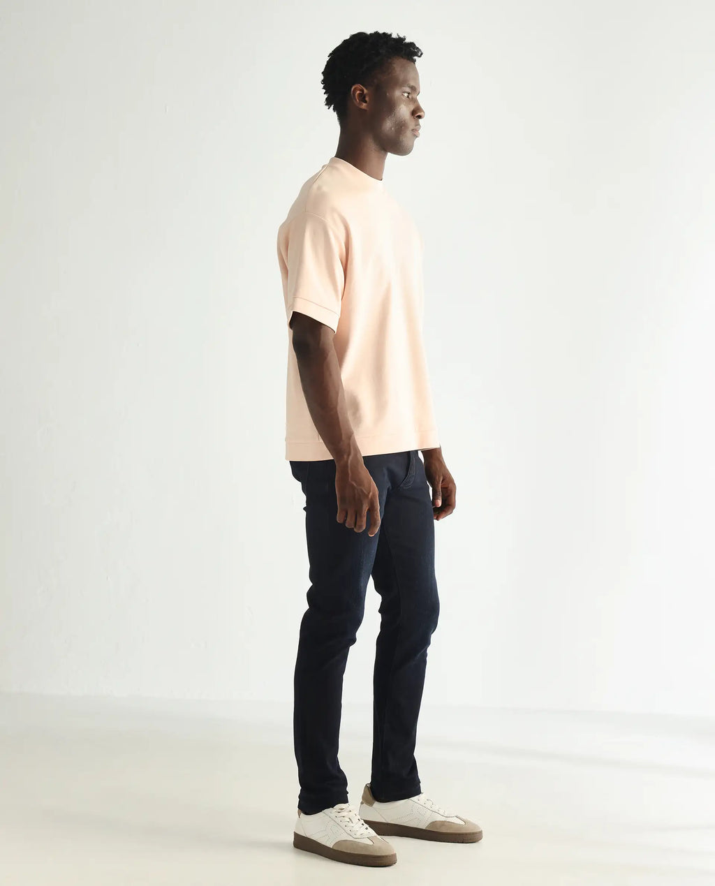 Rare Rabbit Men's Holand Navy Cotton Plain Hawk Slim Fit Jeans