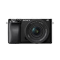 Sony Alpha ILCE 6100K 24.2 MP Mirrorless Digital SLR Camera with SELP16502  Power Zoom Lens | APS-C Sensor | Fast Auto Focus,Real-time Eye AF,Real-time Tracking | 4K Vlogging Camera - Black