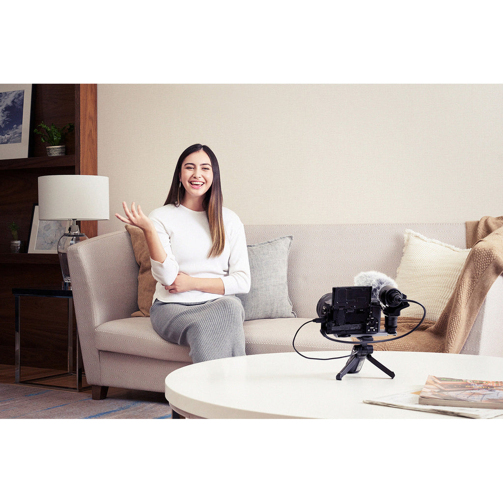 Sony Alpha 6400 E-mount Camera with APS-C Sensor (ILCE-6400M) | 24.2 MP Mirrorless Camera, 11 FPS, 4K/30p with a 18-135mm Power Zoom lens.