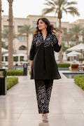Noir Cotton Floral Printed Co-ord Set