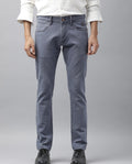 Rare Rabbit Men's Luna Lilac Cotton Plain Hawk Slim Fit Jeans
