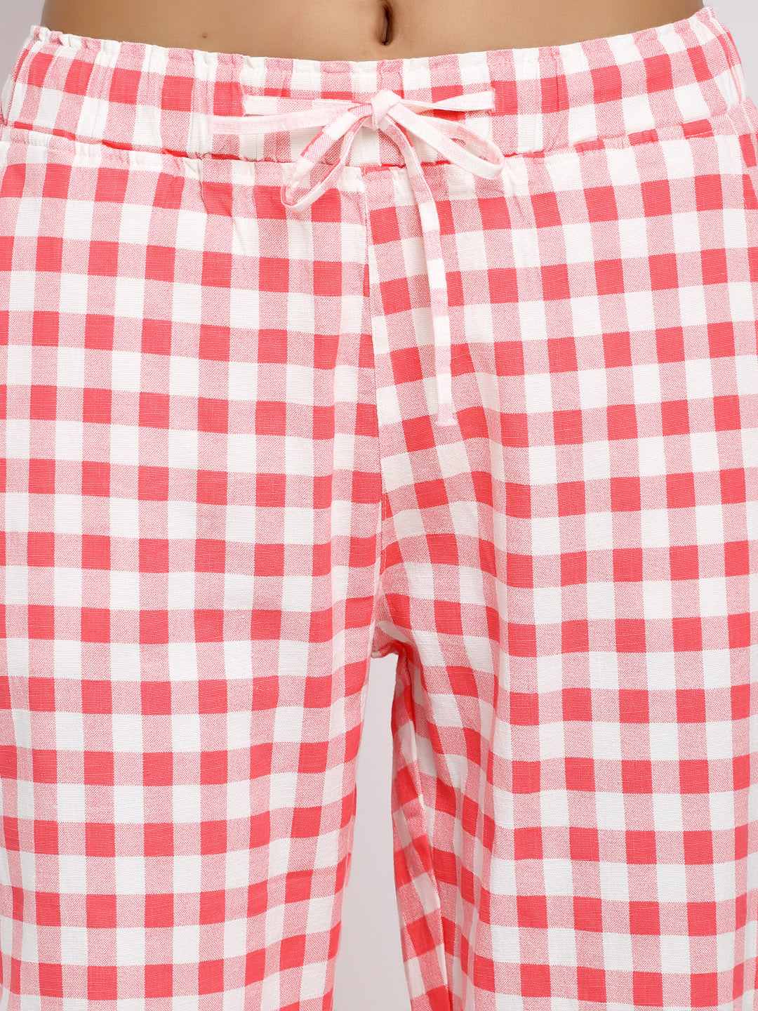 Beige Checkered Lower