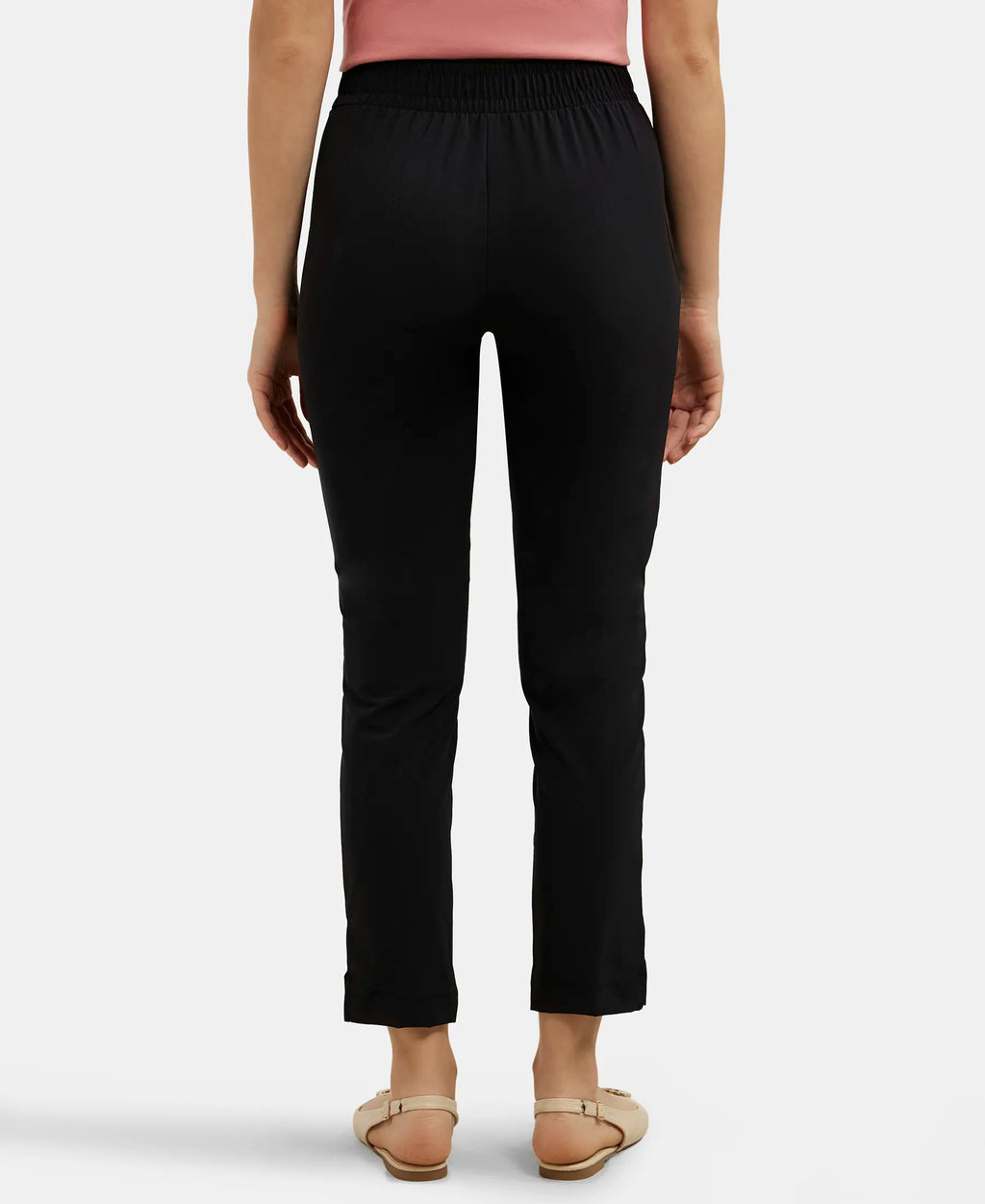 Environment Friendly Recycled Microfiber All Day Pants with StayFresh Treatment - Black